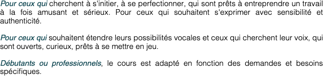 Pour ceux qui cherchent �